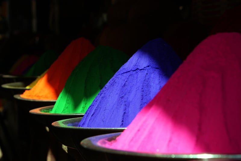 Holi festival celebrations in India